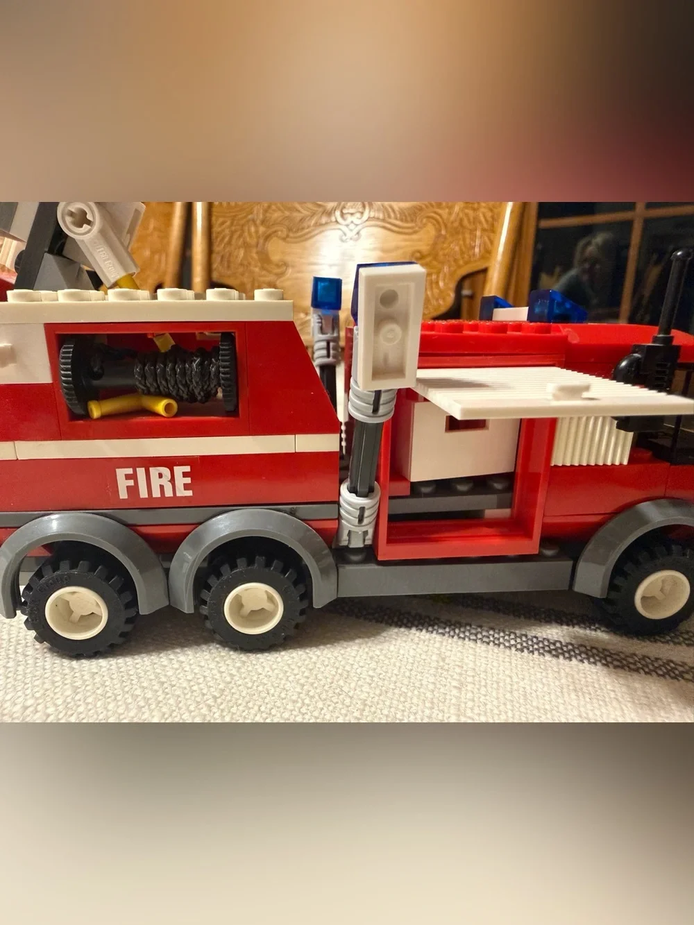Lego Fire City Rescue set 7239 plus extra truck